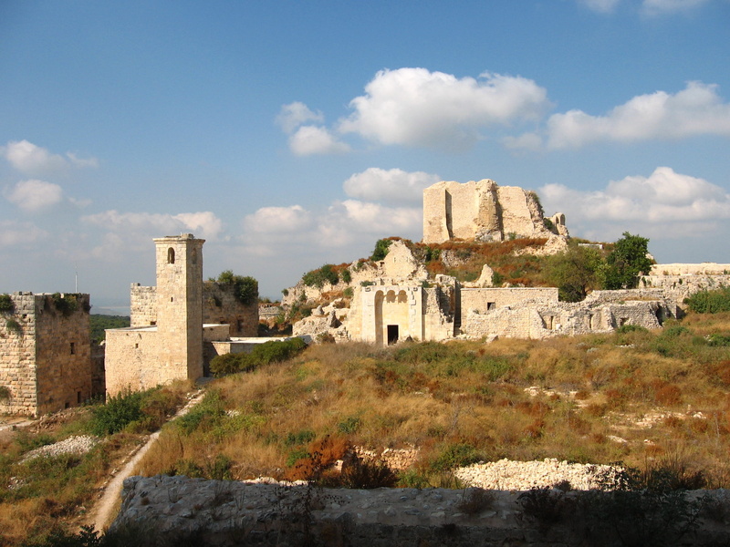 damaged, land, Syria, old, Rahmani, built structure, outdoors, sky, building exterior, cloud - sky, Castle, abandoned, history, travel, ancient civilization