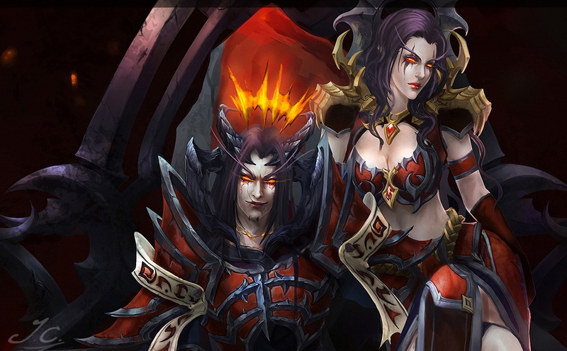 warcraft, girls, warriors, demons, wow, games, armor, 1080P, fantasy, world