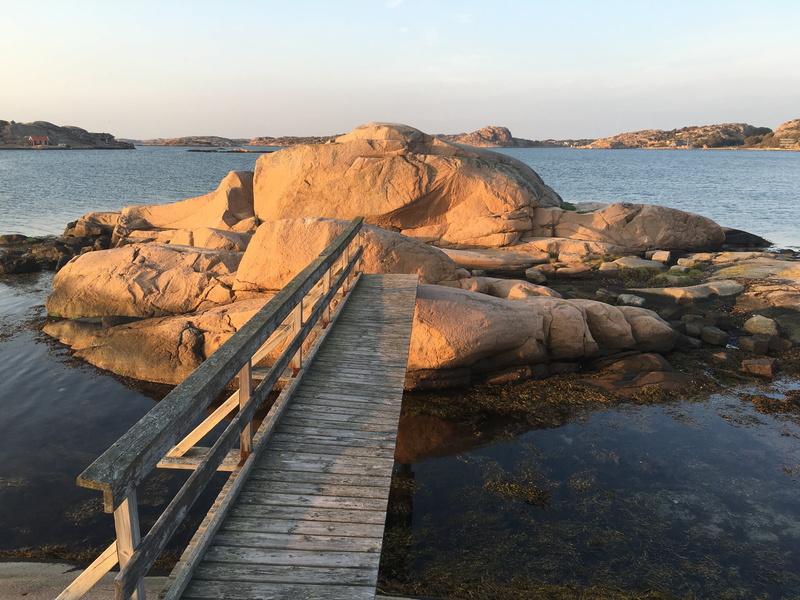 rock, architecture, rock - object, 4K, hunnebostrand, reflection, sweden, water, no people, day, st george island, tranquility, nature, tranquil scene