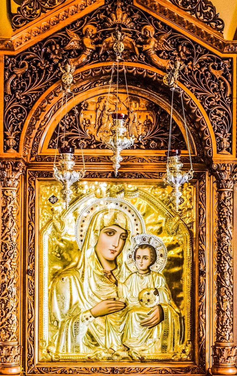 christianity, spirituality, ceiling, thessaloniki, 2K, greece, jesus christ, religion, icon, iconography, built structure, gold, gold colored, representation