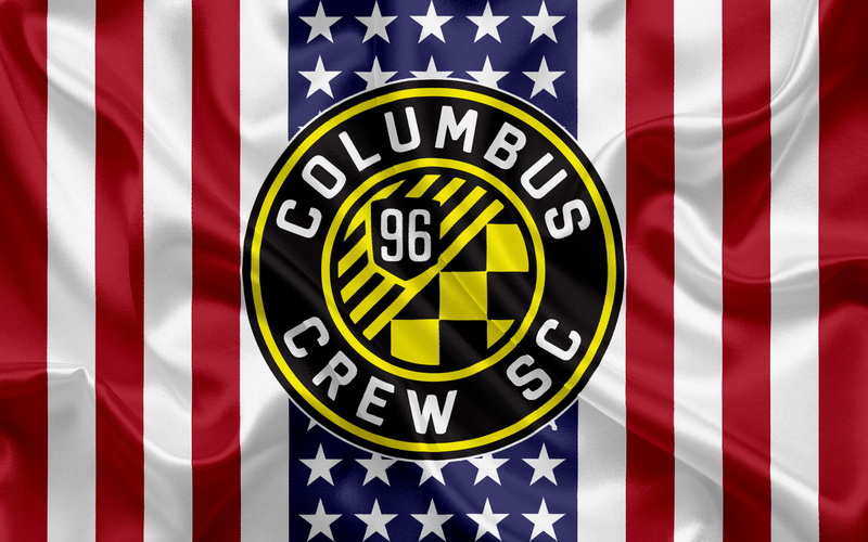 Columbus Crew SC, 4K, Soccer, Emblem, Logo, MLS