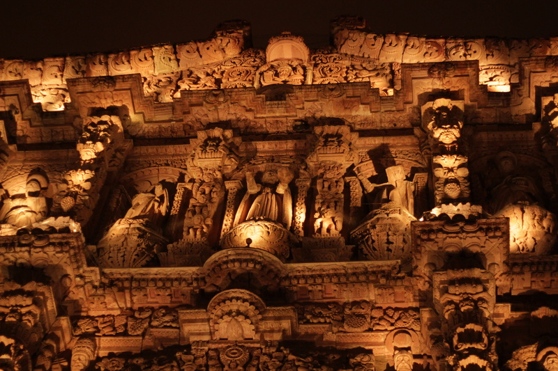 spirituality, sacred art, mexico, zacatecas, religion, history, building, belief, carving, tourism, human representation, ornate, travel destinations, low angle view