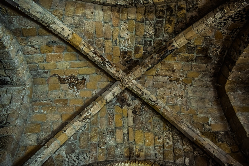 day, old, cyprus, history, unesco world heritage, church, ceiling, weathered, ruined, low angle view, orthodox, backgrounds, abandoned, monument, 5K, wall - building feature