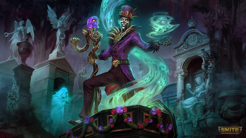 4K, Smite, Video Game, Baron Samedi (Smite)