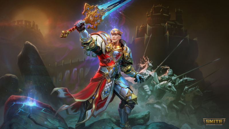 King Arthur (Smite), Video Game, Smite, 4K