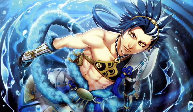 Anime, Takeru Totsuka, young women, pool, one person, adult, water, hairstyle, beauty, Otome Game, lifestyles, blue, floating on water, young adult, nature