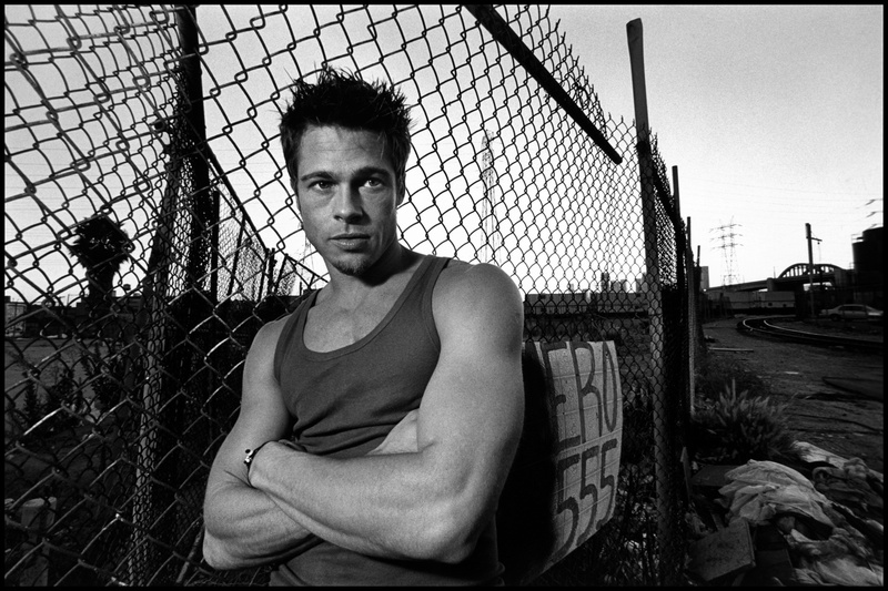 top, real men, brad pitt, tank, pitt, brad, gray, 5K, singlet, fence, celebrities, men, s