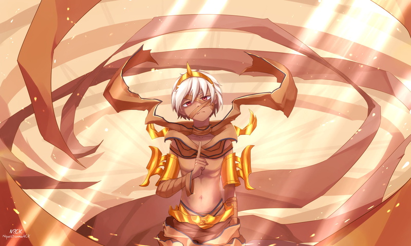 Original, Anime, Mummy, Sand, 1080P