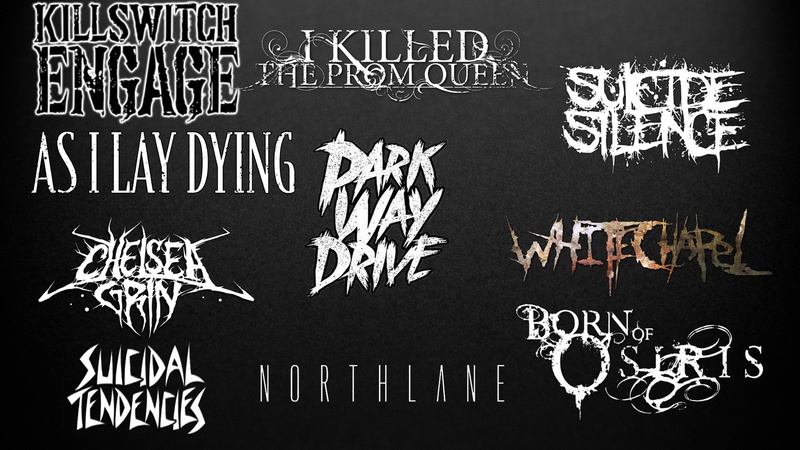 Parkway Drive, HxC, Hardcore, Typography, Suicide Silence, Born of Osiris, black, 2K