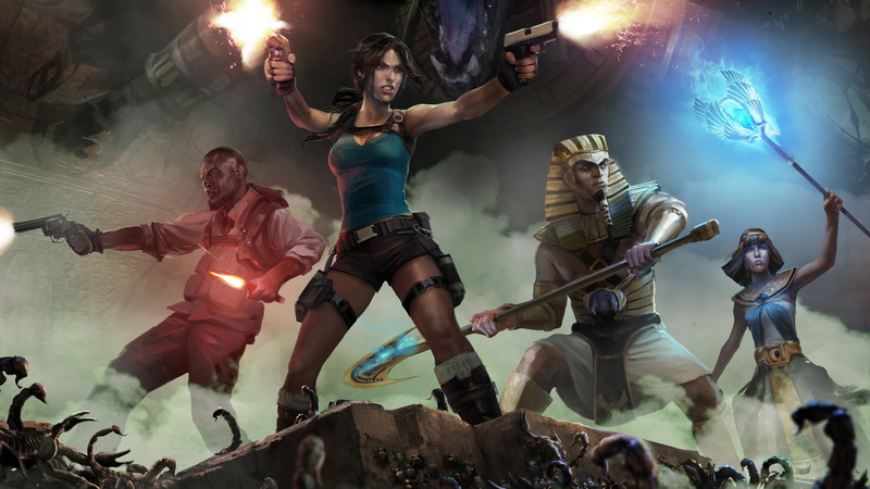 PC, game, 5k, Kartel Bell, Tomb Raider, Egypt, 2015, 8K, Lara Croft, scorpion, screenshot, 4k, weapon, and the Temple of Osiris