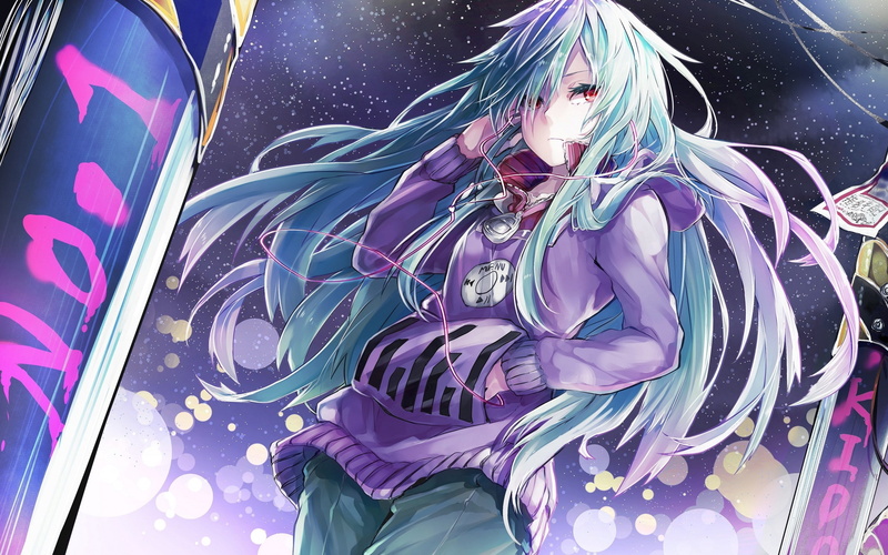 anime girls, Kagerou Project, Kido Tsubomi, 2K