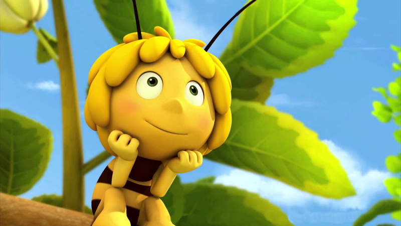 Maya the Bee Movie, konoha, Maya the Bee, 1080P, animated movie, sky, leaf, bee, animated film