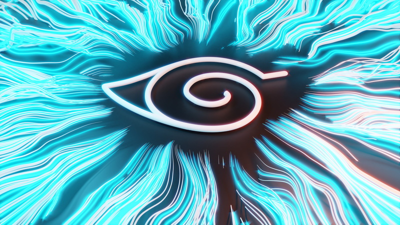 CGI, Konoha, Blender, 4K, Naruto (anime), Naruto Shippuuden, digital art