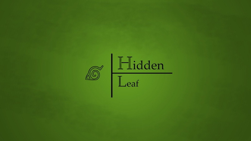 Green Background, minimalism, 720P, Naruto Shippuuden, Konoha