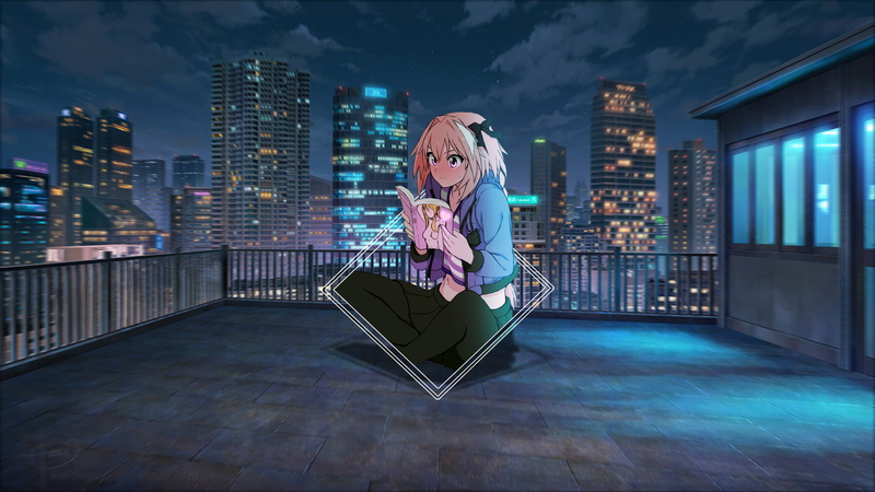 digital, 2K, Fate/Apocrypha, Astolfo (Fate/Apocrypha), femboy, picture-in-picture