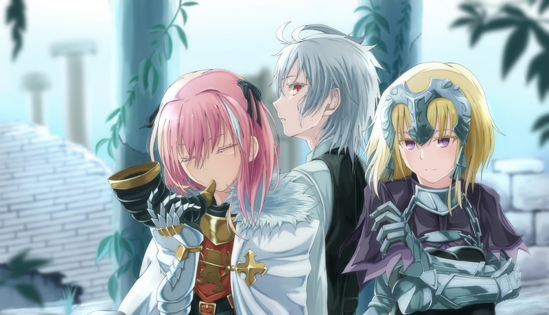 1080P, Astolfo (Fate/Apocrypha), Sieg (Fate/Apocrypha), Fate/Apocrypha, Fate Series, Jeanne dArc (Fate Series)
