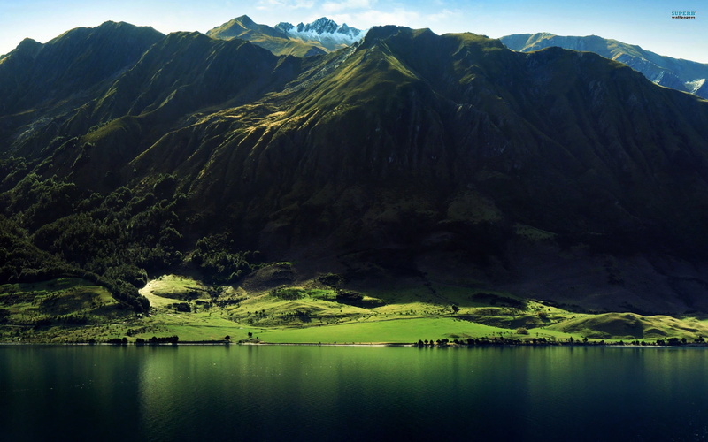 rural Scene, green, scenics, plant, fjord, idyllic, mountain Peak, beauty In Nature, scenics - nature, summer, day, landscape, lake, tourism, tree, rock - Object