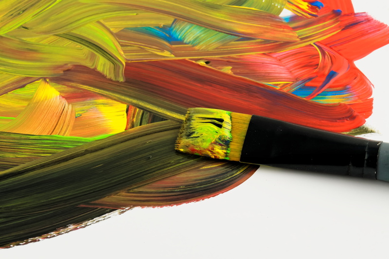 no people, close-up, dab, art, paint, graphic, cable, yellow, pattern, multi Colored, art and craft, drip, farbklex, painting, paintbrush, green color