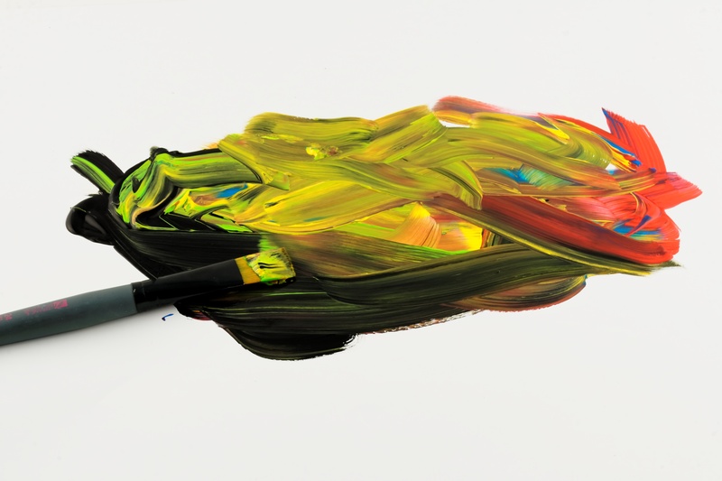drip, brush, cut out, representation, pattern, indoors, 2K, studio shot, copy space, multi colored, art and craft, creativity, artist paints, paint, still life