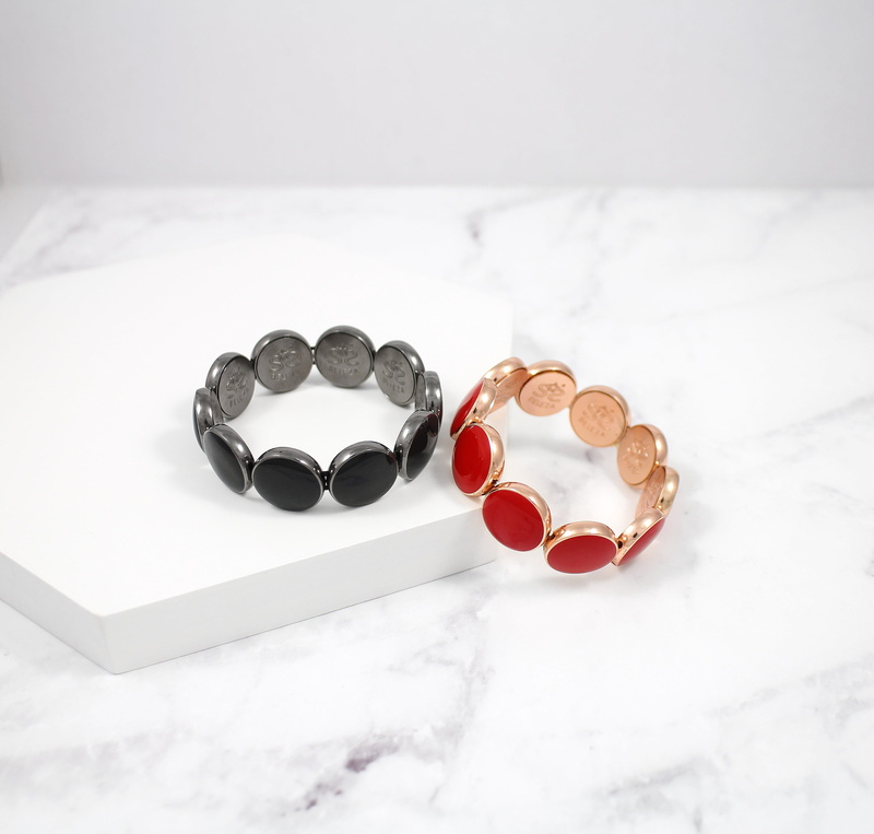 no people, black, fashion, marble, playful, collocation, hand chain, unique, red, large group of objects, style, decoration products, close-up, handsome