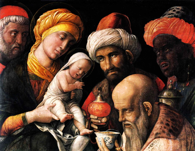 The Adoration of the Magi, Huile sur Toile, Andrea Mantegna, 1080P, 1500