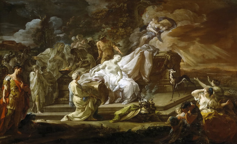 mythology, picture, 1080P, Corrado Dzhakvinto, The Sacrifice Of Iphigenia