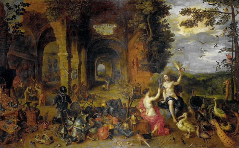 Fire and Air, picture, 1080P, Allegory Of The Four Elements, Jan Brueghel the younger