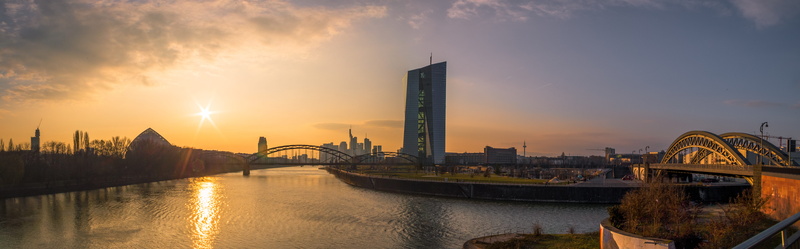 pentax, urban skyline, frankfurt, sunset, building, osthafenbrücke, city, landscape, arts culture and entertainment, river, germany, skyscraper, water