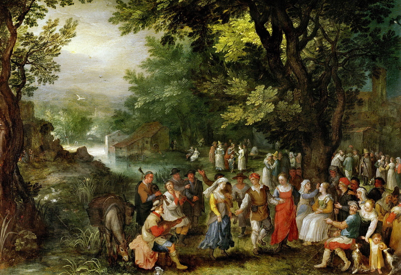 genre, Wedding, 2K, Jan Brueghel the elder, picture