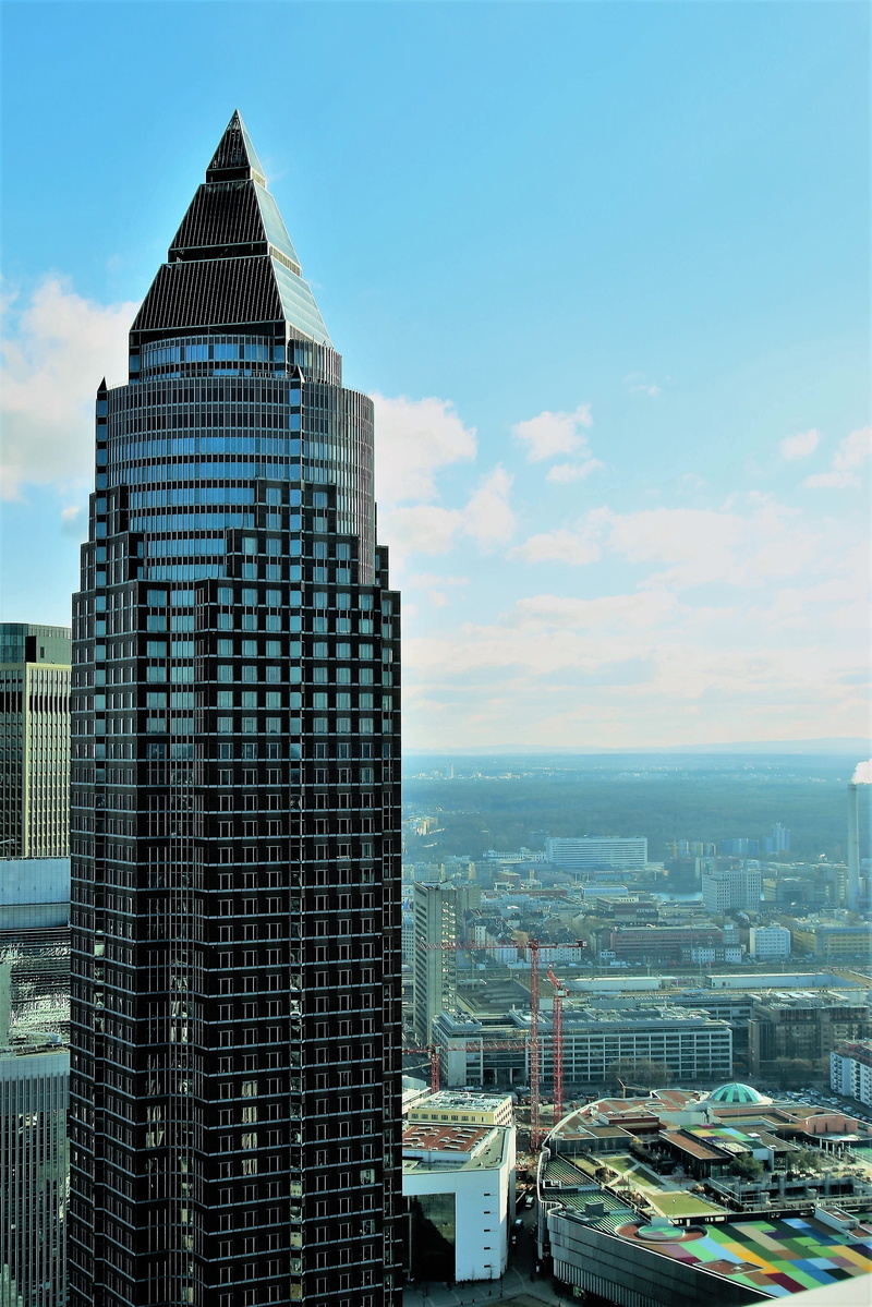 center, modern, financial district, no people, cloud - sky, 2K, building exterior, germany, travel destinations, architecture, nature, travel, hesse, skyscraper