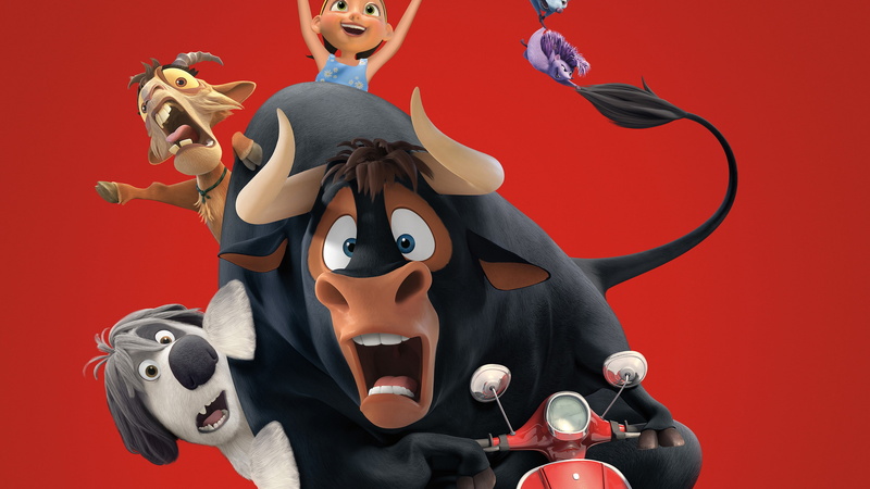 4k, bull, digital, cartoon, movie, Ferdinand, 4K