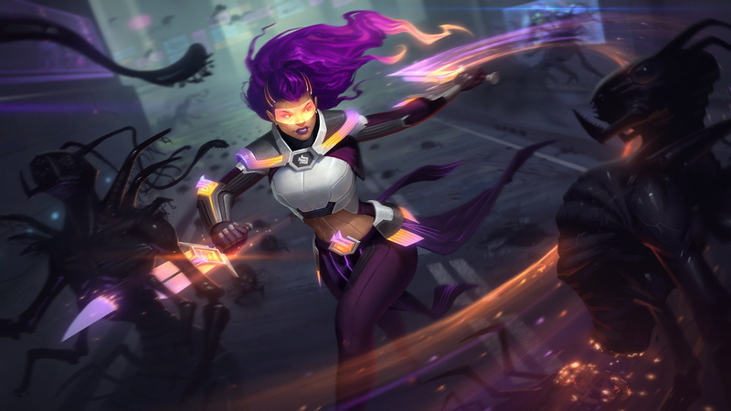 1080P, Smite, Video Game, Woman Warrior, Girl, Purple Hair, Pele (Smite)