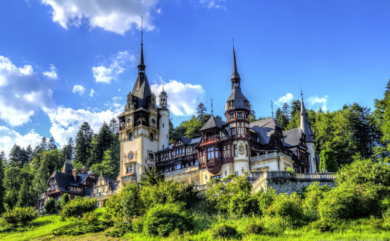 Europe, religion, sky, travel destinations, Peles, Beautiful, spirituality, history, no people, place of worship, building, outdoors, plant, architecture