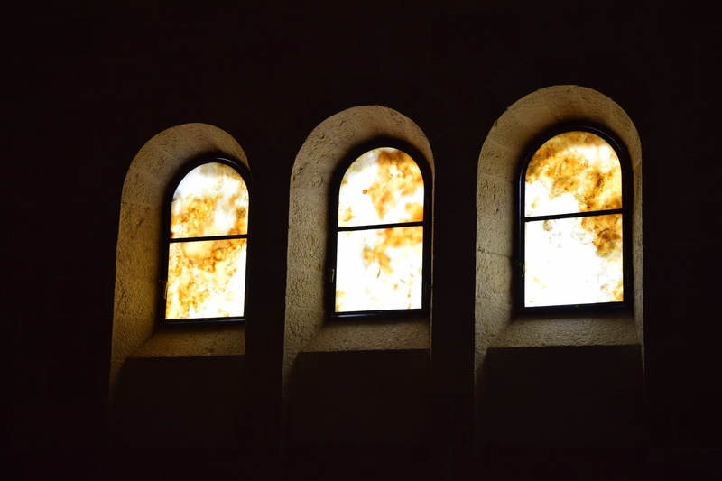 nature, arch, belief, Alabaster, the sun, old, Window, low angle view, built structure, transparent, sky, Sun, architecture, wall - building feature, sunlight