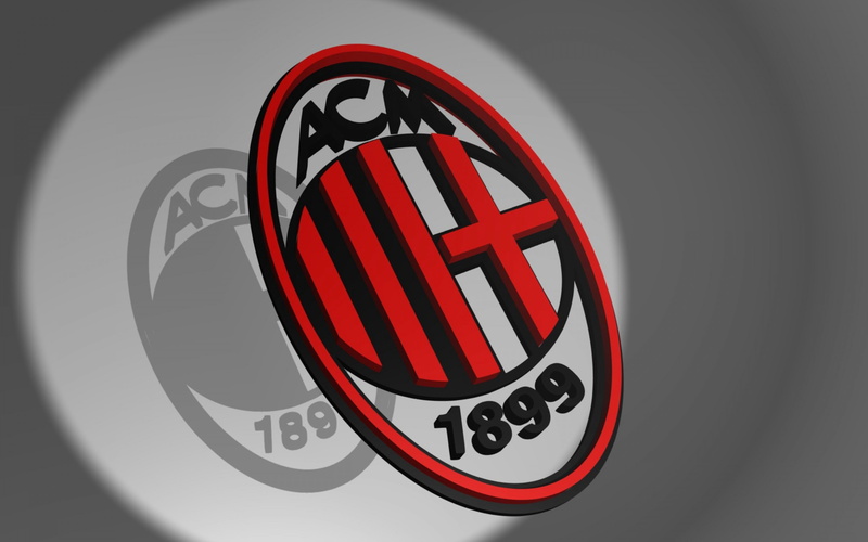 ac milan, 1080p, 2K, 3d logo