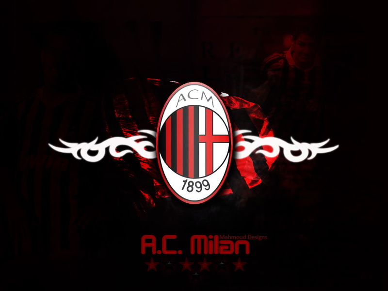 design Logo, ac milan, hD Desktop, 480P