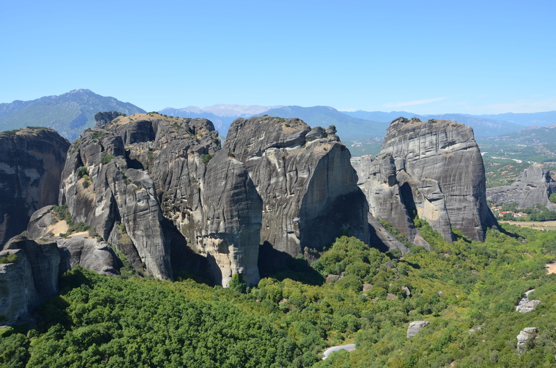 solid, scenics - nature, tourism, national Park, non-urban scene, mountain, rock - Object, geology, day, rock, thessaly, holy, formations, tranquil scene