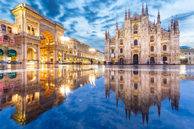 4K, milan cathedral
