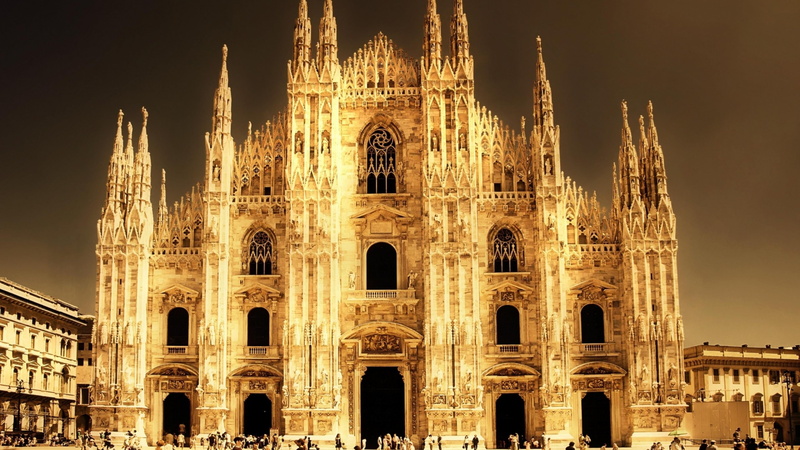 city, incidental people, ancient civilization, 4K, illuminated, built structure, the past, history, building exterior, church, travel destinations, nature