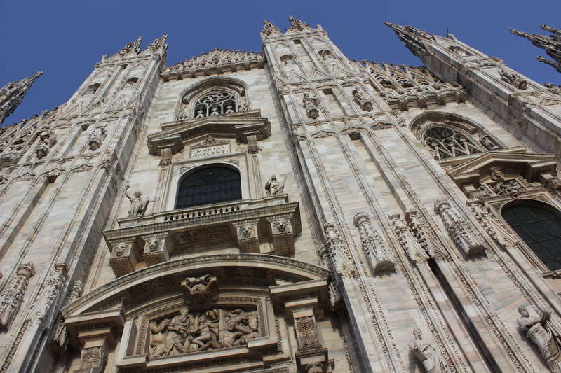 duomo, ornate, nature, the past, religion, day, low angle view, spirituality, place of worship, gothic style, sky, outdoors, monument, building, perspective