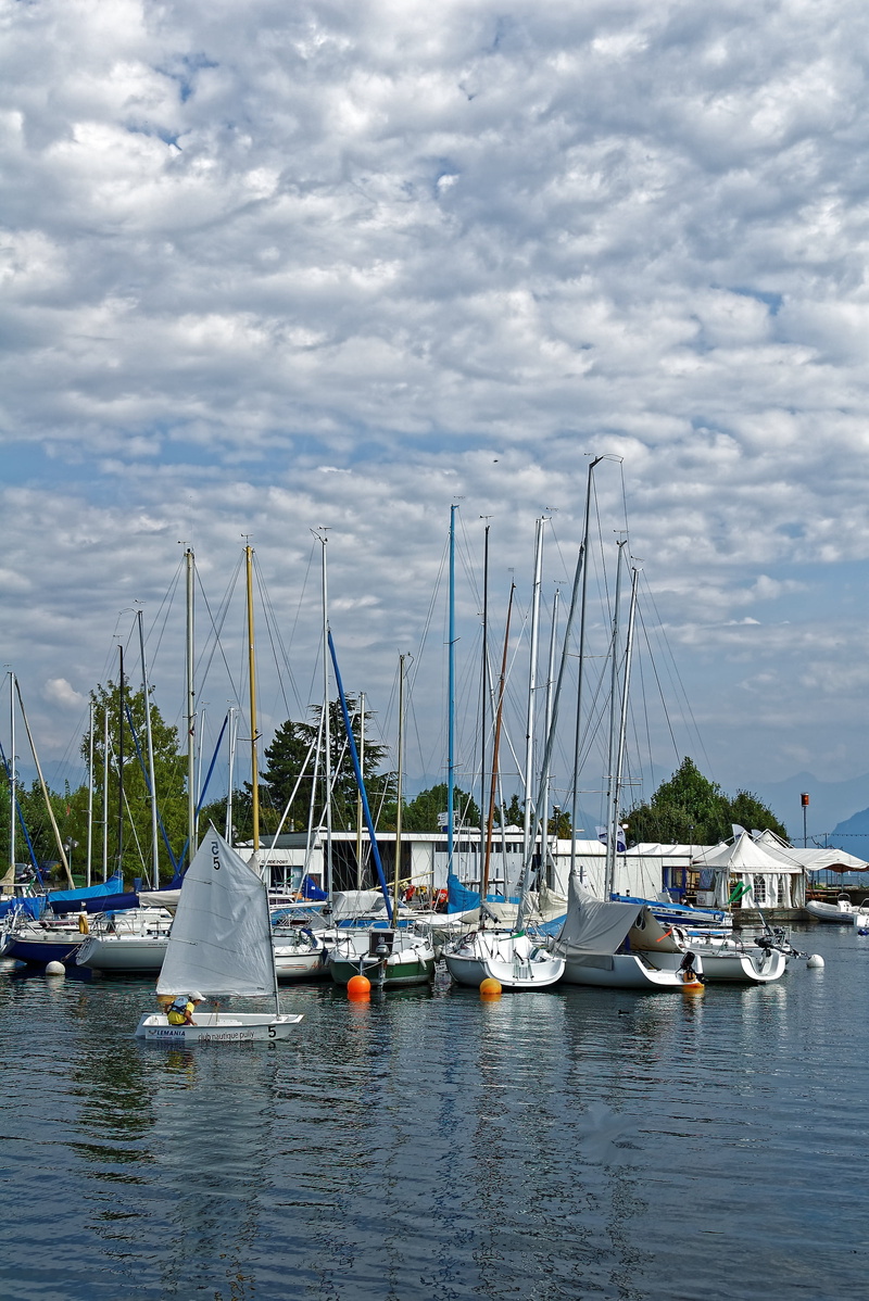 2K, sailing boat, day, travel, nature, sky, switzerland, nautical vessel, port, transportation, ship, mood, moored, pole, regatta, lake, blue, mast, waterfront
