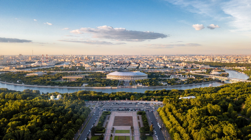 aerial view, water, moskva, building, moscow state university, building exterior, architecture, outdoors, no people, drone, nature, cityscape, moscow, sky