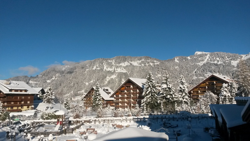 nature, clear sky, building, environment, Vaud, outdoors, residential district, white color, Villars, building exterior, chalet, sky, Switzerland, house