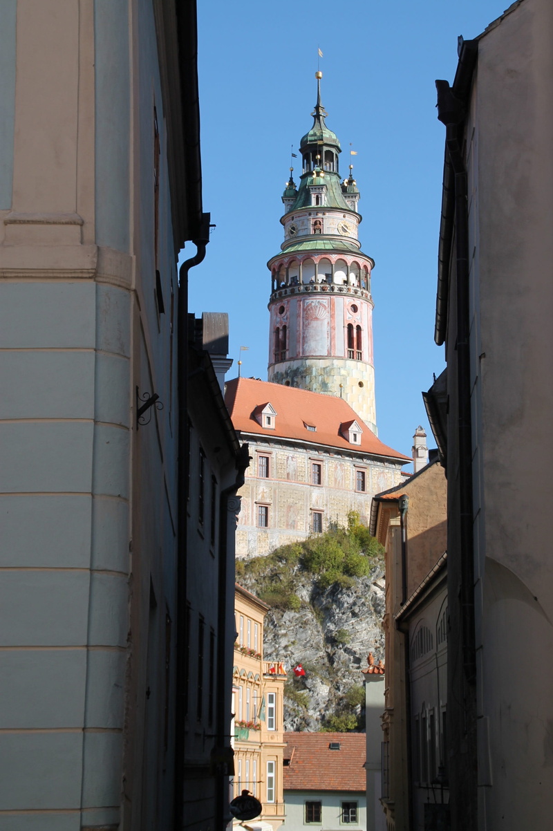 center, sky, outdoors, building, spirituality, panorama, tower, alley, unesco, day, krumlov, view, architecture, trip, nature, castle, 2K, beautiful, place of worship