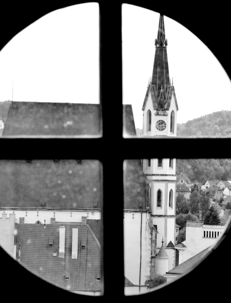 tower, 4K, sky, nature, day, building, spire, Czech, belief, no people, architecture, place of worship, religion, city, building exterior, window, Cesky Krumlov