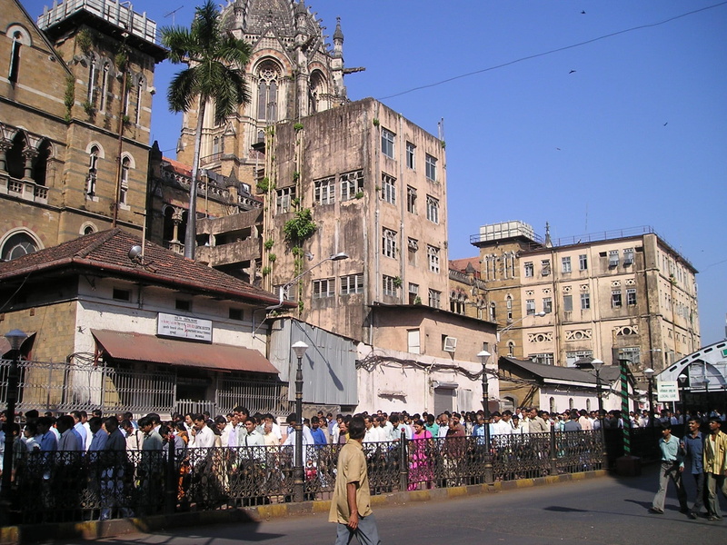 many, Crowd, lifestyles, building, men, city, residential district, architecture, Mumbai, built structure, India, real people, transportation, 1080P, travel destinations