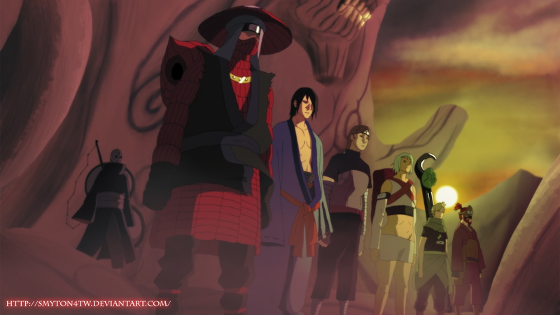 uchiha, shippuden, naruto, x, Uchiha Madara, Naruto: Shippuden, art, jinchuuriki, utakata, madara, anime, hd, 1080P