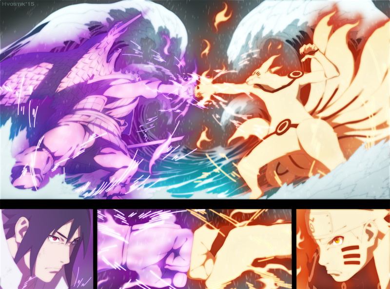 Sasuke Uchiha, Naruto Uzumaki, Anime, Naruto, 1080P, Kurama (Naruto)