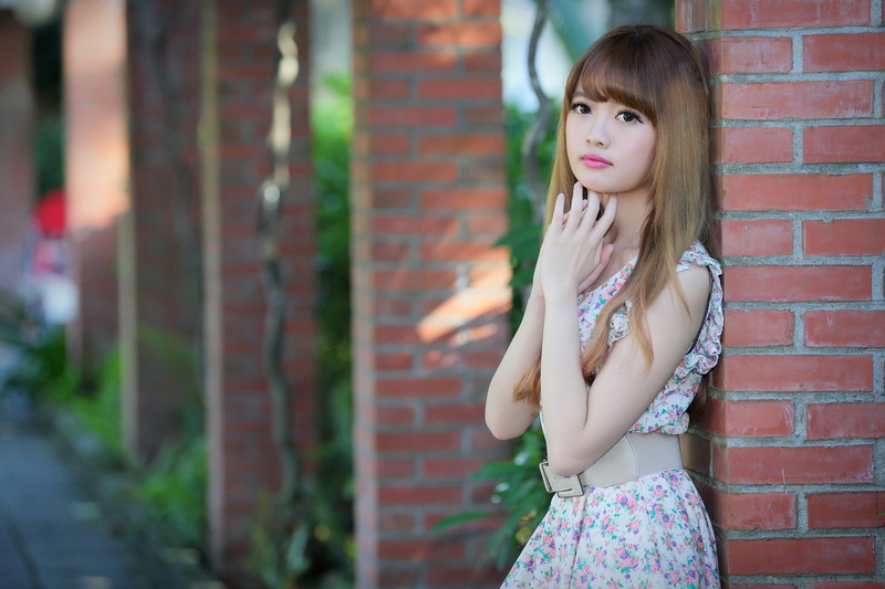 Model, Taiwanese, Dress, 1080P, Girl, Asian, Cubie Wang, Models, Bokeh