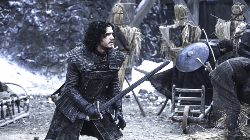 snow, young men, leisure activity, kit harington game of thrones  hd, lifestyles, nature, warm clothing, young adult, one person, winter, front view, aggression
